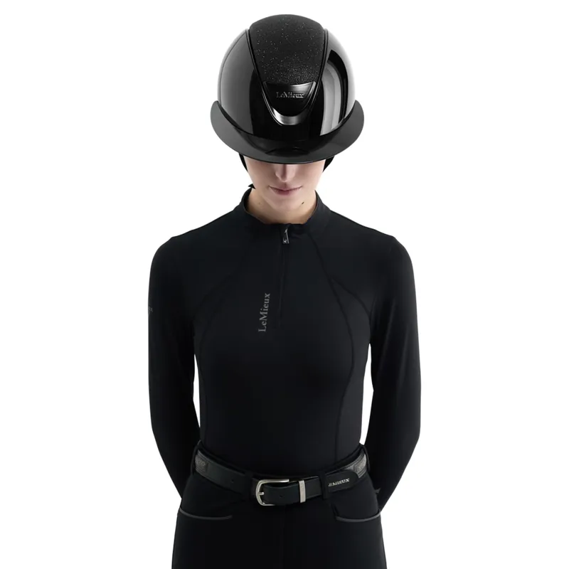 LeMieux Verv Helmet Panel - Gloss Black - IN-STORE ONLY-3
