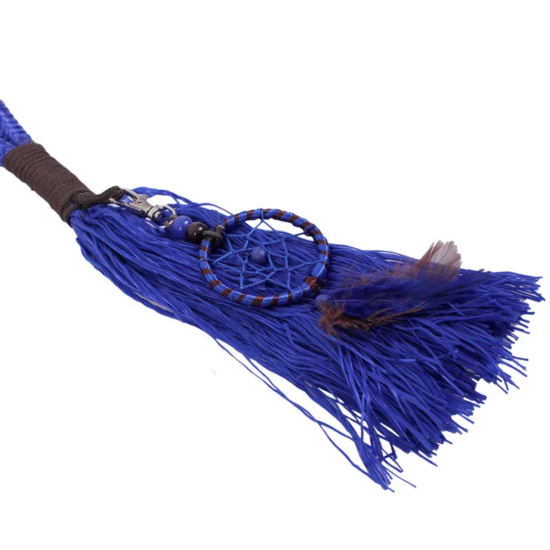 QHP Liberty Combi Headcollar and Neck Rope - Cobalt Blue-2