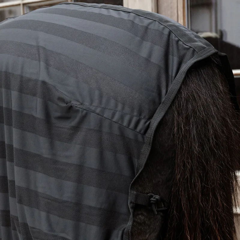 Kentucky Light Striped Mesh Fly Sheet - Black-5