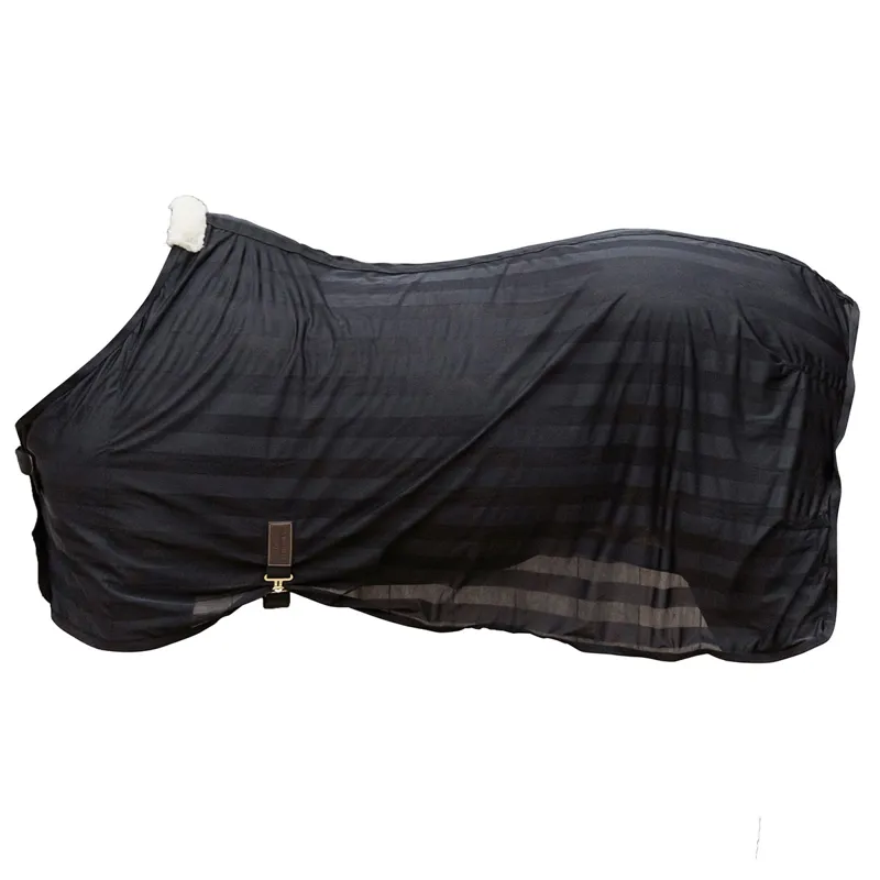 Kentucky Light Striped Mesh Fly Sheet - Black-1