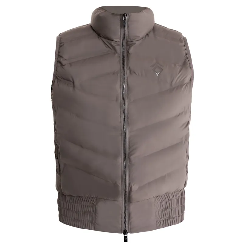 Aztec Diamond Lightweight Ladies Gilet - Fawn-8