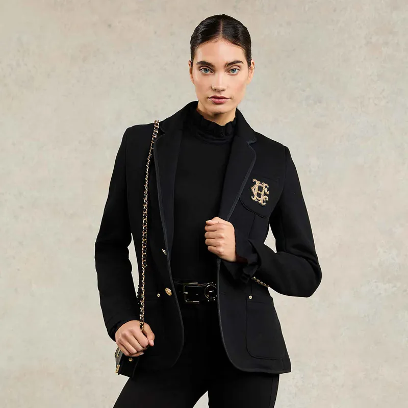 Holland Cooper Lilibet Ladies Jersey Tee - Black-4