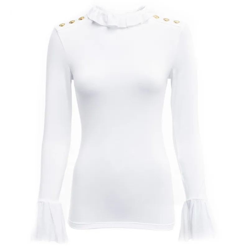 Holland Cooper Lilibet Ladies Jersey Tee - White-9