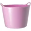 Red Gorilla Tubtrug Flexible Large 38L Bucket - Soft Pink