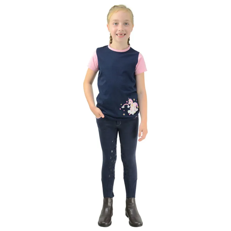 Little Rider Little Unicorn Junior Breeches - Navy