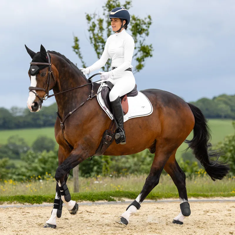 LeMieux Loire Classic Satin Close Contact Square - White-1