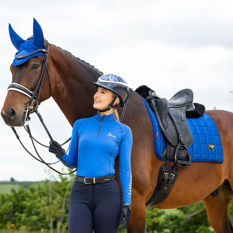 LeMieux Loire Classic Satin Dressage Square - Benetton-6