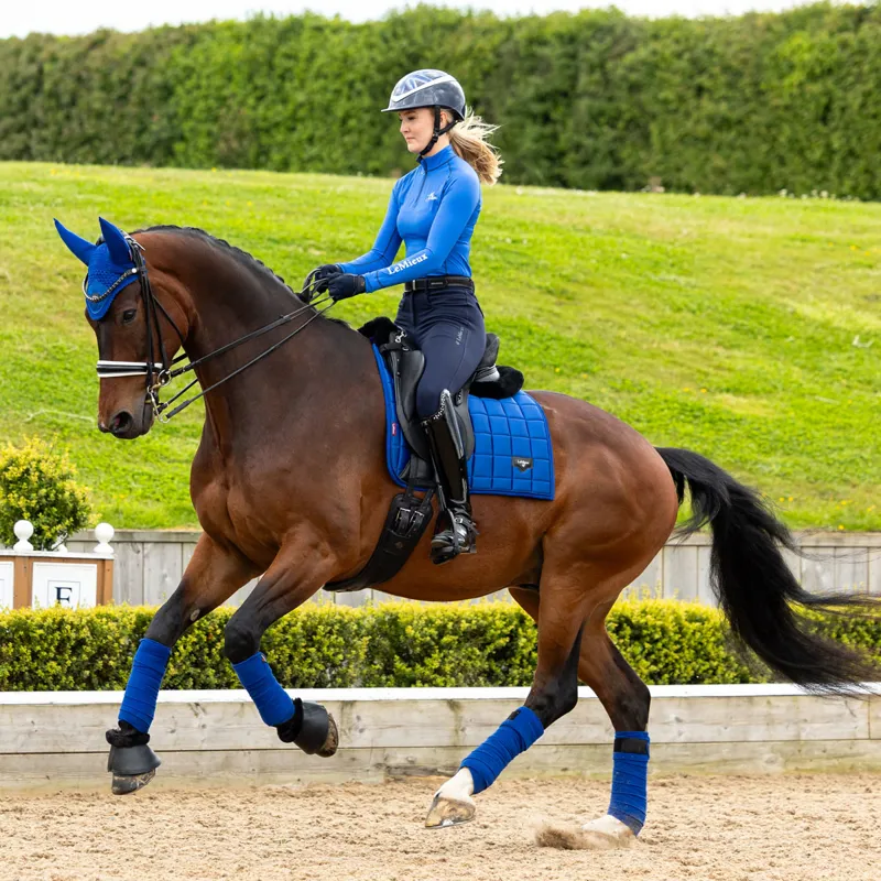 LeMieux Loire Classic Satin Dressage Square - Benetton-3