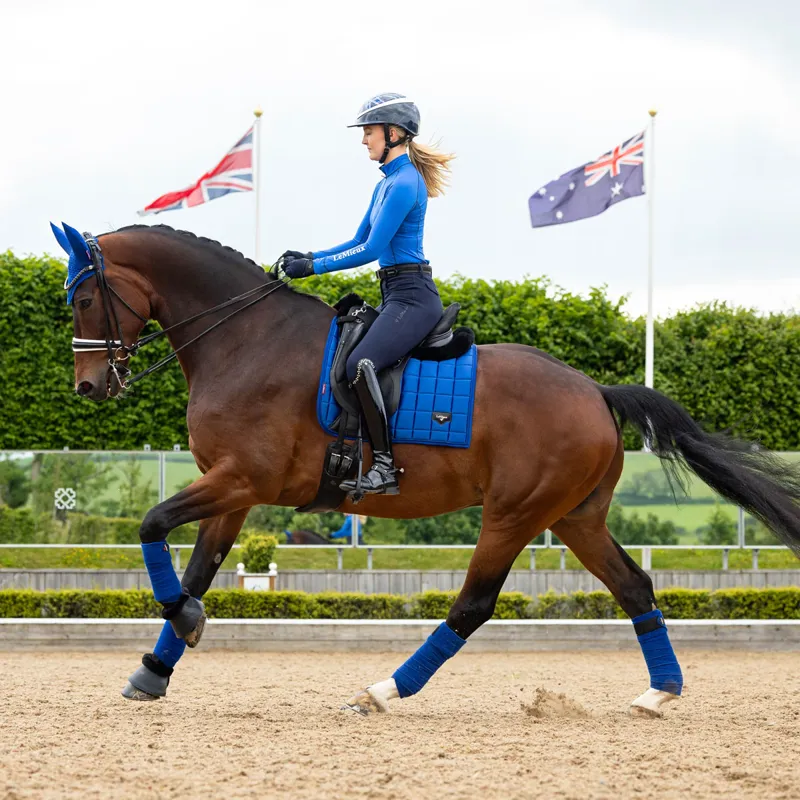 LeMieux Loire Classic Satin Dressage Square - Benetton-2