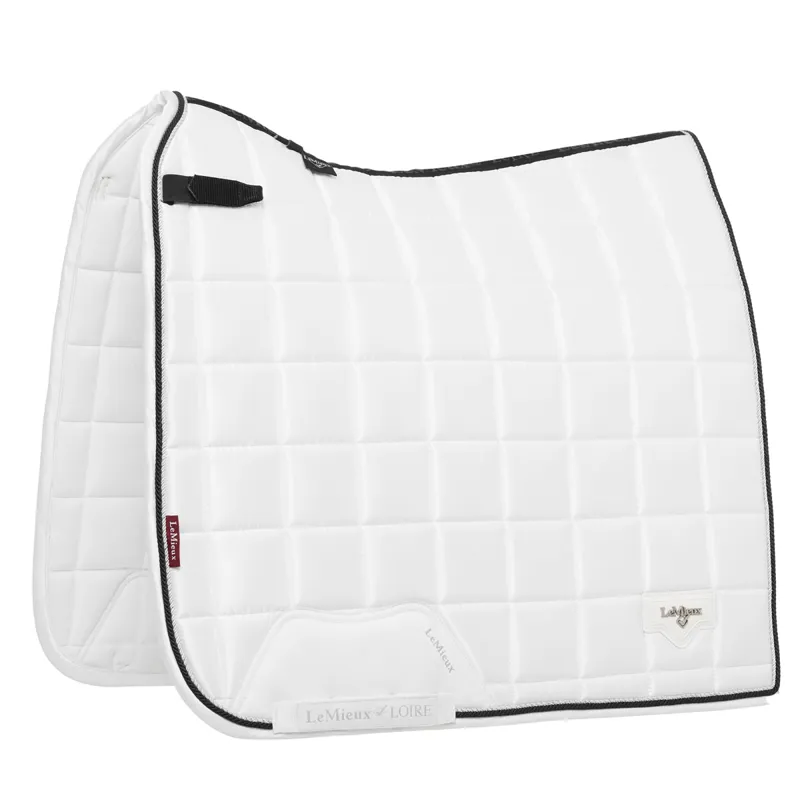 LeMieux Loire Classic Satin Dressage Square - White