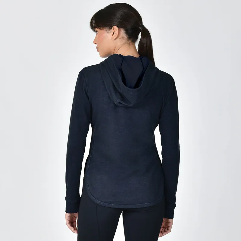 Weatherbeeta London Womens Layer Hoodie - Navy Marble-2