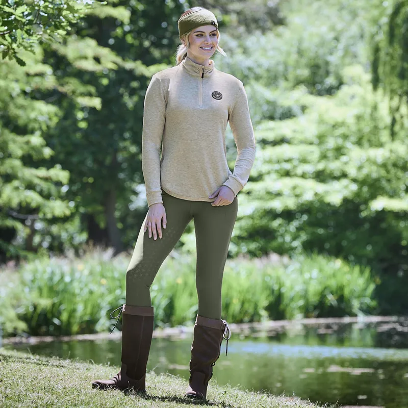 WeatherBeeta London Ladies Long Sleeve Top - Irish Cream-1