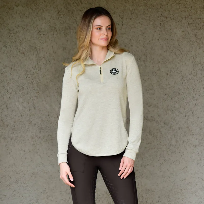WeatherBeeta London Ladies Long Sleeve Top - Irish Cream-2