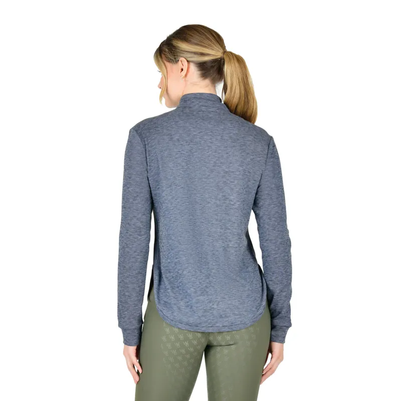 WeatherBeeta London Ladies Long Sleeve Top - Navy Iris-1