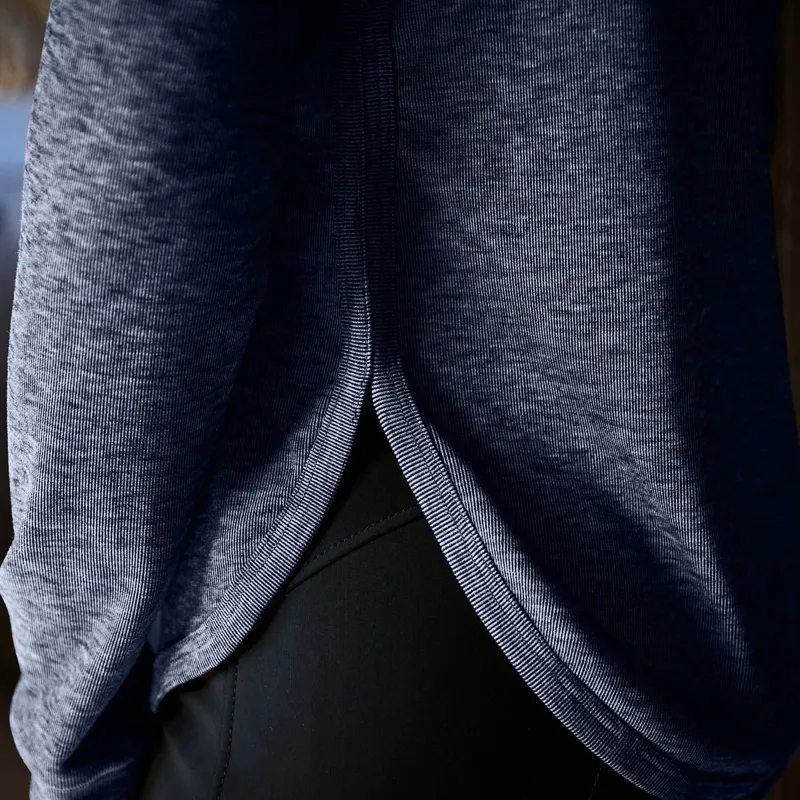 WeatherBeeta London Ladies Long Sleeve Top - Navy Iris-3