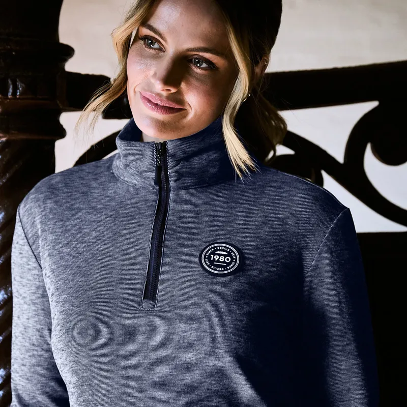 WeatherBeeta London Ladies Long Sleeve Top - Navy Iris-4