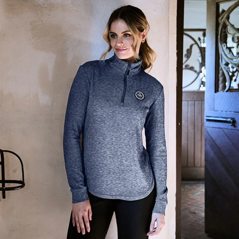 WeatherBeeta London Ladies Long Sleeve Top - Navy Iris-7