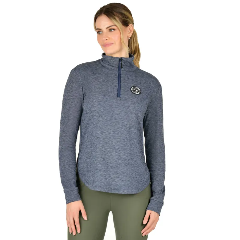 WeatherBeeta London Ladies Long Sleeve Top - Navy Iris