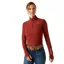Ariat Lowell 3.0 1/4 Zip Womens Base Layer - Madder Brown