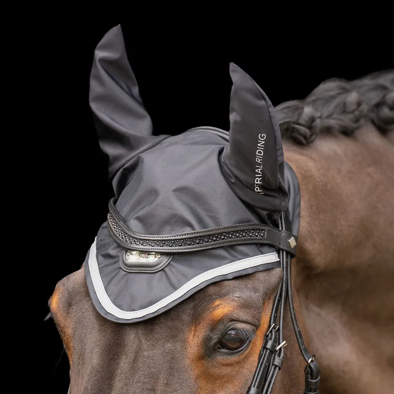 Imperial Riding Luminous Fly Veil - Black-2