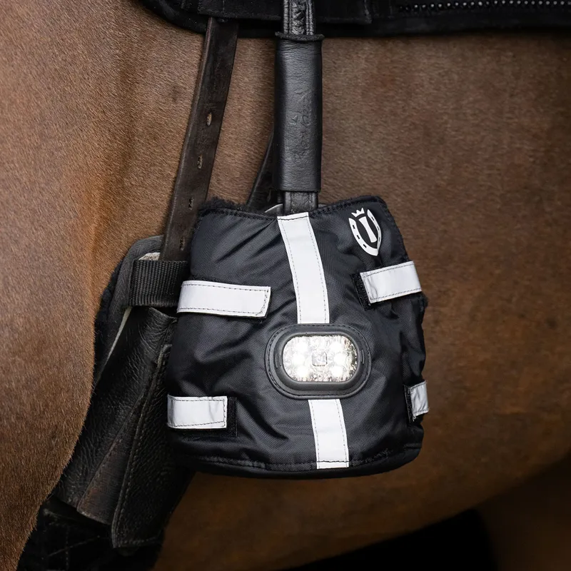 Imperial Riding Luminous Stirrup Toe Warmers - Black