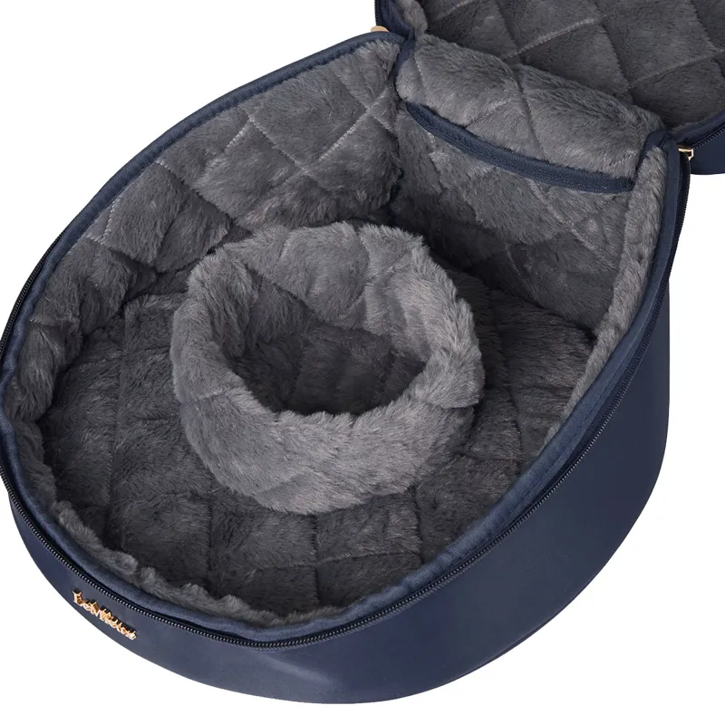 LeMieux Luxe Hat Box - Navy-2