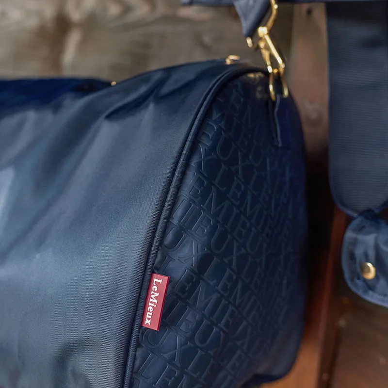 LeMieux Luxe Show Jacket Duffle Bag - Navy-6