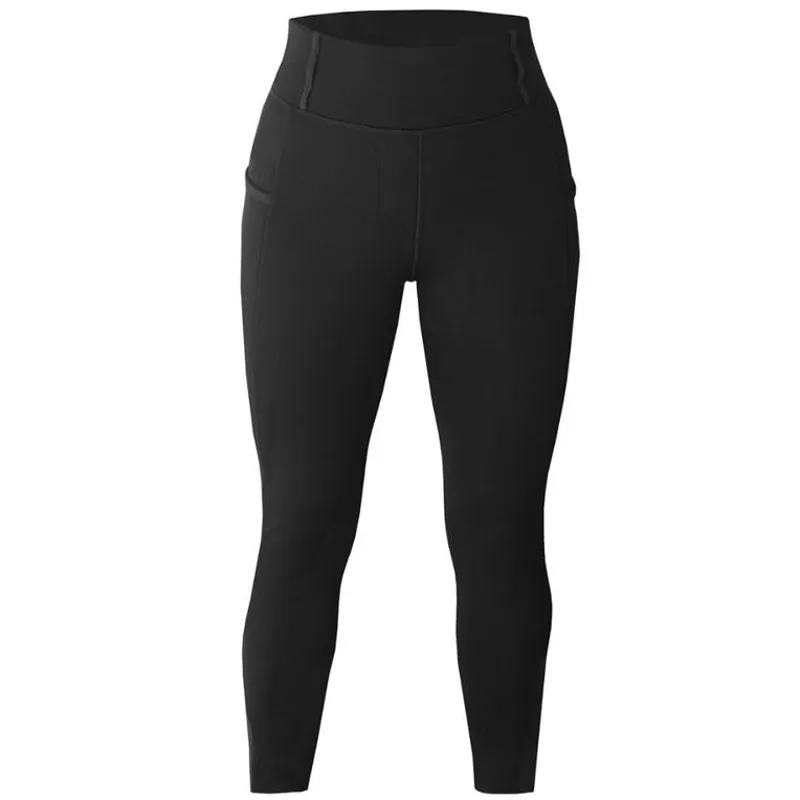 Equetech Luxe Winter Full Grip Womens Pull-On Breeches - Black