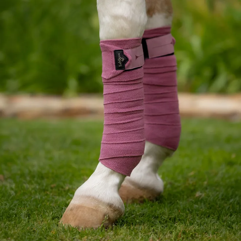 LeMieux Luxury Polo Bandages - Peony-3