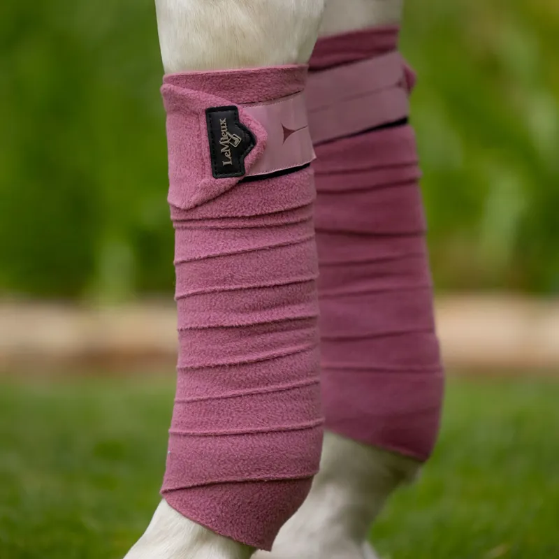 LeMieux Luxury Polo Bandages - Peony-2