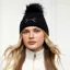 Holland Cooper Horse Bit Bobble Hat - Black