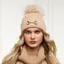 Holland Cooper Horse Bit Bobble Hat - Camel