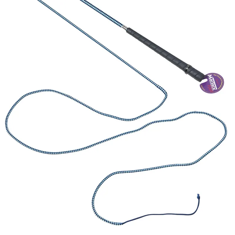 Mactack Diamond Lunge Whip - Navy/Light Blue