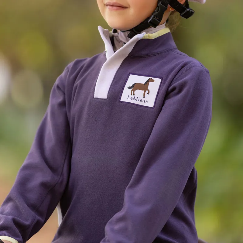 LeMieux Mini Mae Popper Fleece - Juniper-4