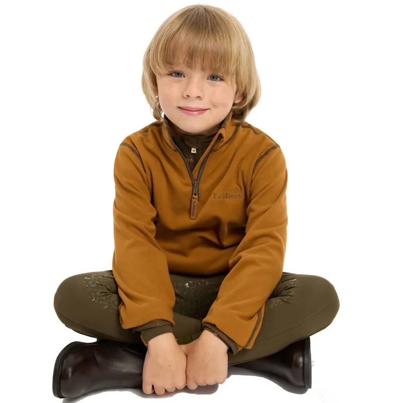 LeMieux Mini Mari Micro Fleece Jumper - Ginger-10