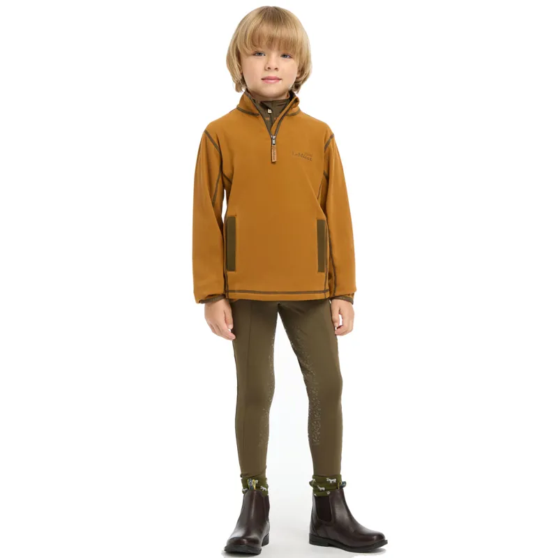 LeMieux Mini Mari Micro Fleece Jumper - Ginger-6