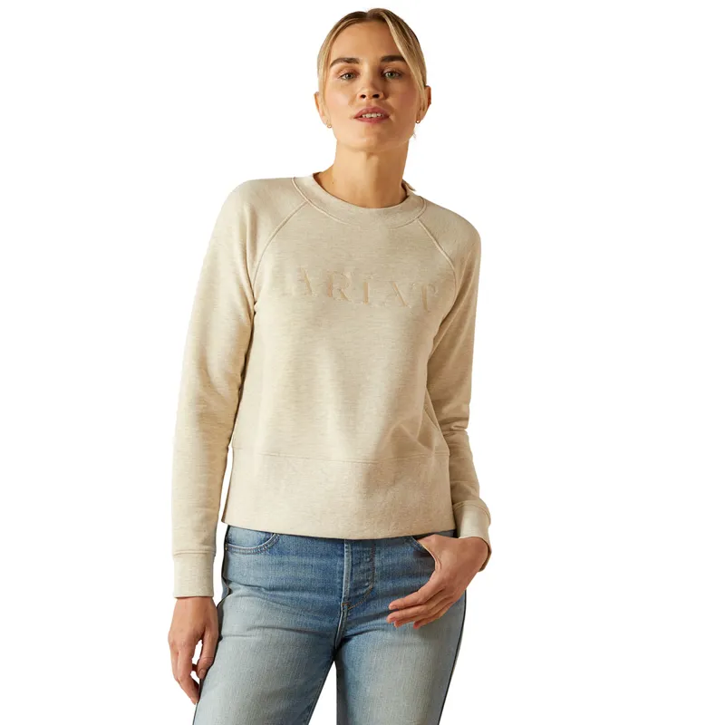 Ariat Martine Womens Sweatshirt - Pelican Heather