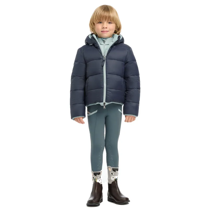 LeMieux Mini Megan Reversible Puffer Jacket - Navy-6