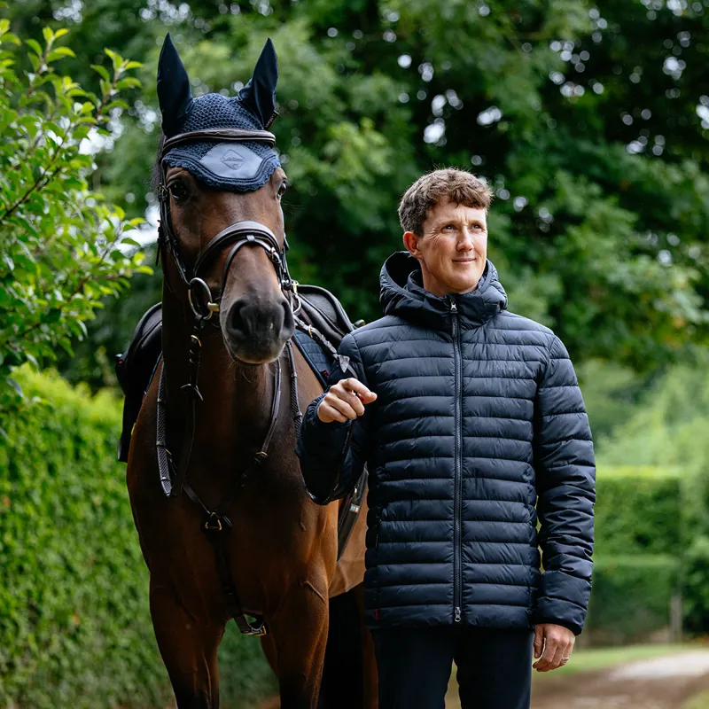 LeMieux Mens Hooded Puffer Jacket - Navy-11
