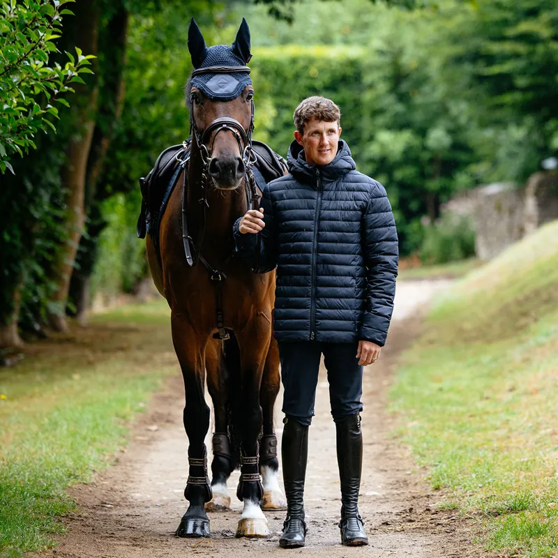 LeMieux Mens Hooded Puffer Jacket - Navy-9