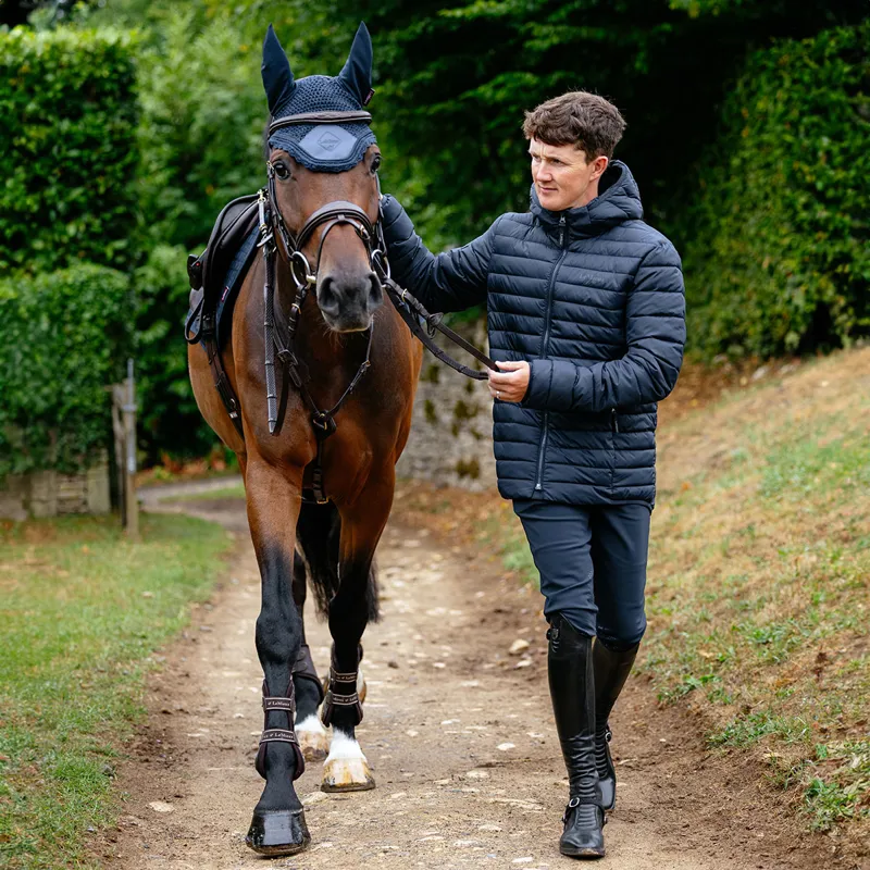 LeMieux Mens Hooded Puffer Jacket - Navy-8