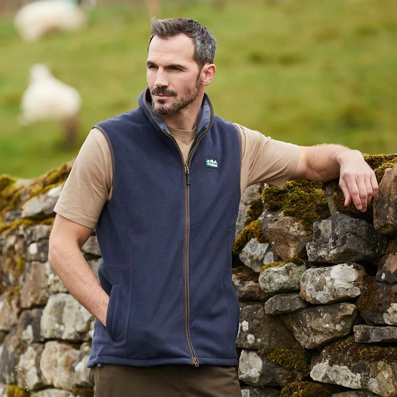 Ridgeline Kodiak Mens Gilet - Navy-3