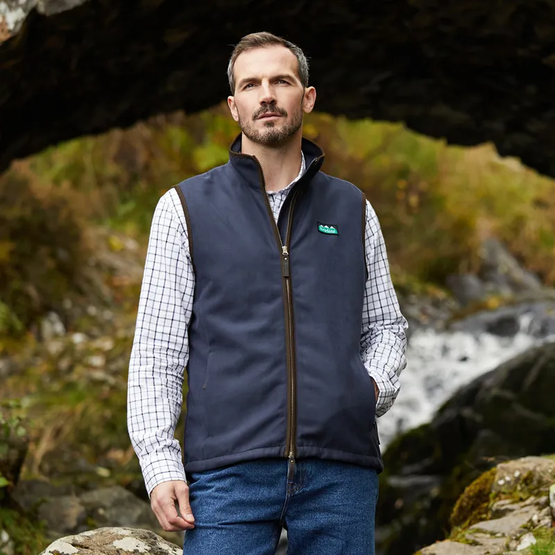 Ridgeline Monarch Mens Gilet - Navy-2