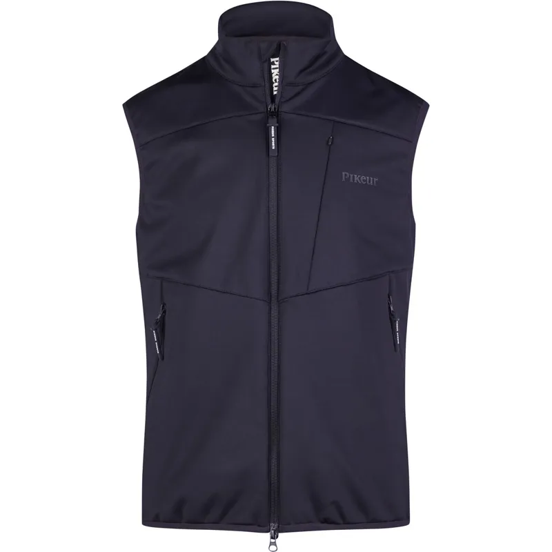 Pikeur Sports 7007 Mens Softshell Gilet - Navy