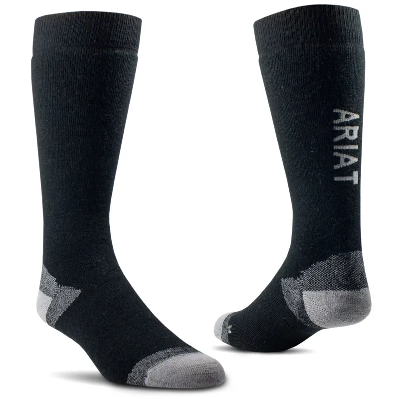 Ariat Country Performance Merino Socks - Black