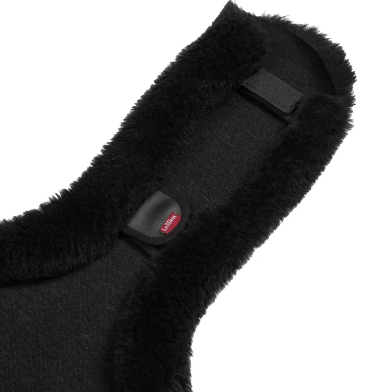 LeMieux Merino+ Anatomic Short Stud Girth Cover - Black-1