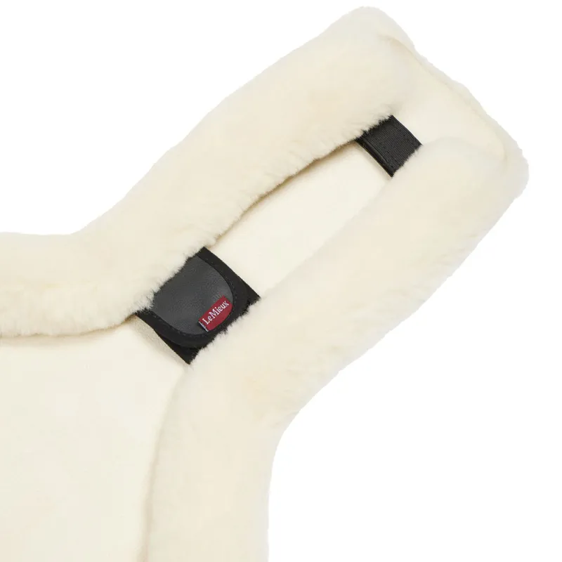 LeMieux Merino+ Anatomic Short Stud Girth Cover - Natural-2