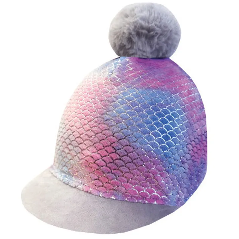 Equetech Marina Mermaid Hat Silk - Pink/Blue