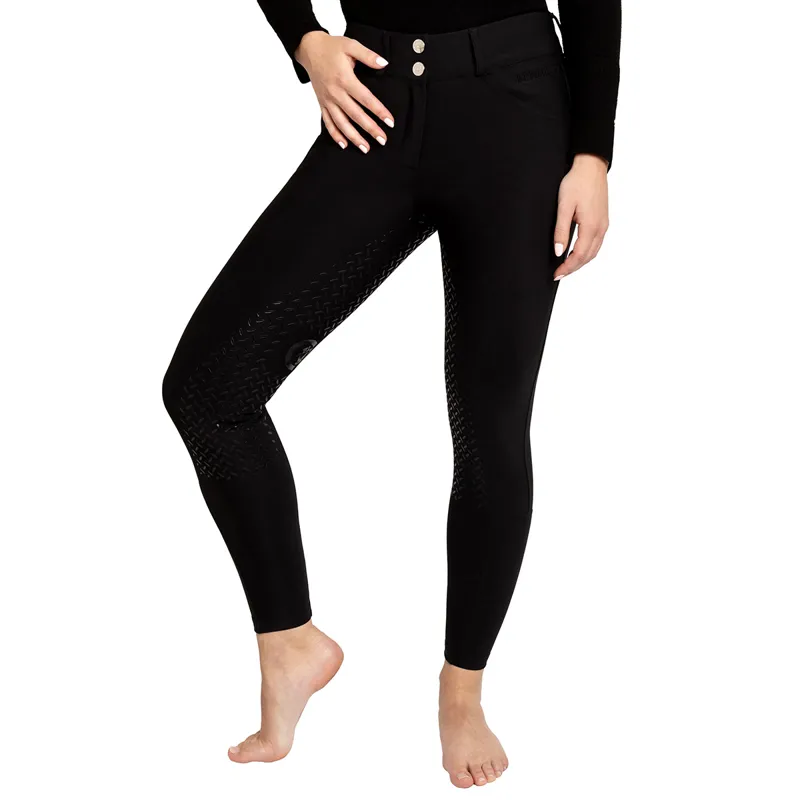 Kentucky Miami Full Grip Ladies Breeches - Black-3