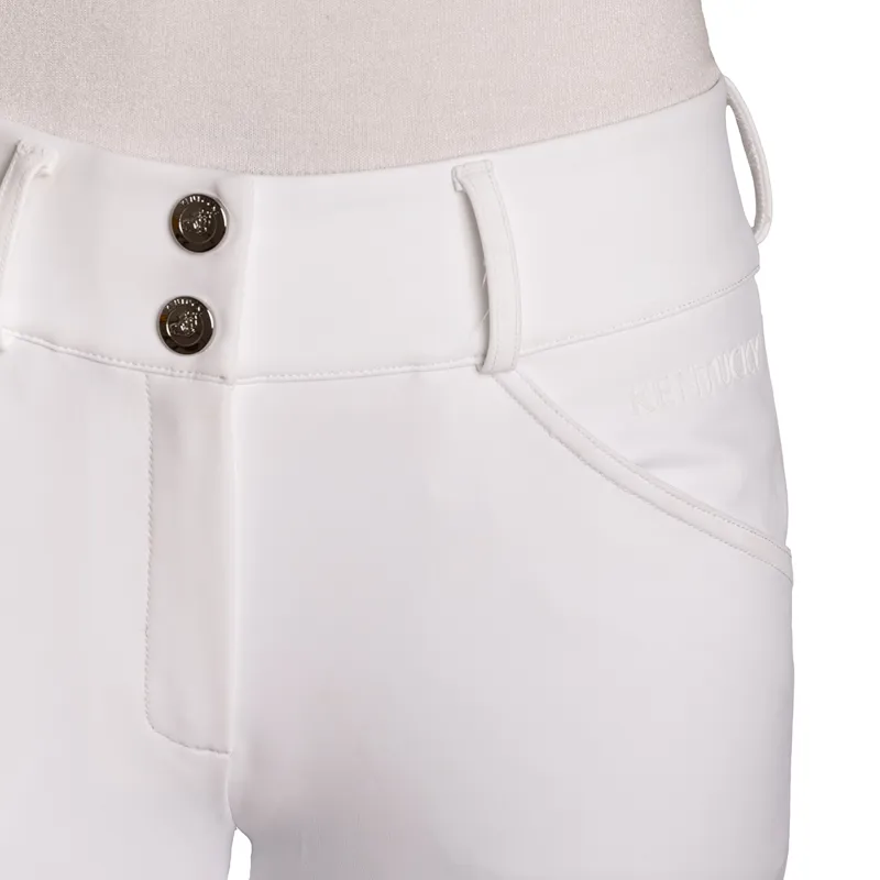 Kentucky Miami Full Grip Ladies Competition Breeches - White-7